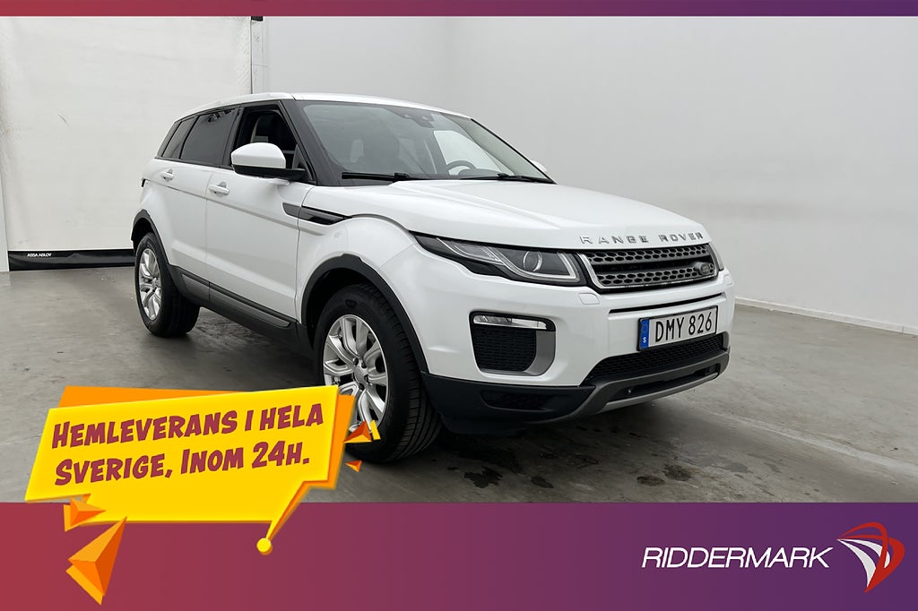 Land Rover Range Rover Evoque AWD 150hk SE Panorama Kamera