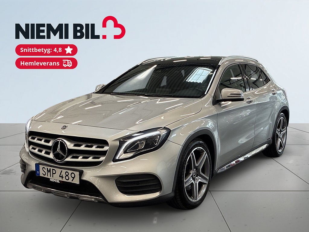 Mercedes-Benz GLA 220 d 4MATIC 7G-DCT AMG Line S&V-Hjul/kamera/Pano/Mvärm