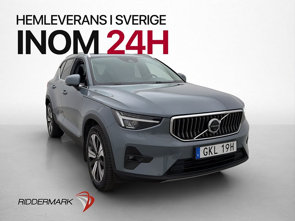Volvo XC40 Recharge T5 Ultimate Bright Pano H/K Läder Värm