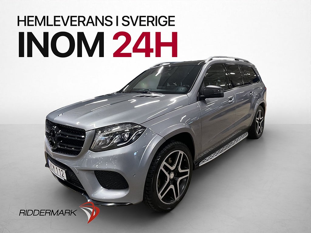 Mercedes-Benz GLS 350 d 4M 7-Sits Pano Drag Skinn Nyservad