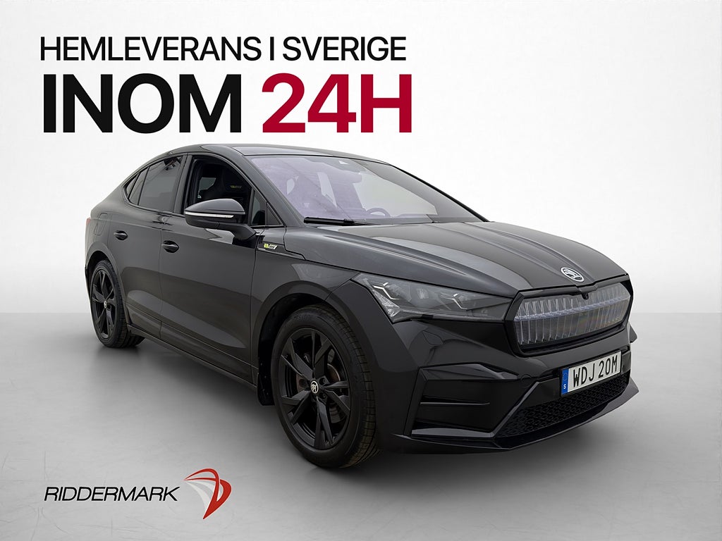 Skoda Enyaq Coupé RS iV 299hk Panorama Drag Canton  Kamera