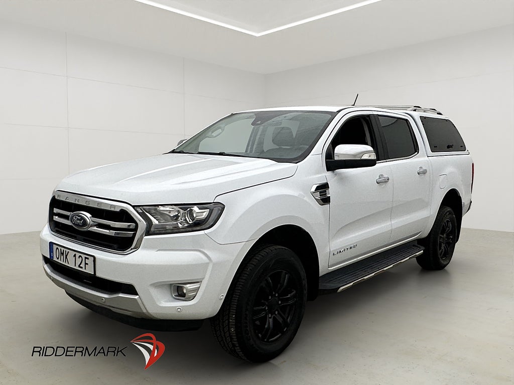 Ford ranger Limited 4x4 Värmare Drag Diff Kåpa CARPLAY Moms