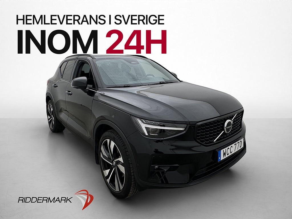 Volvo XC40 B4 Ultra Dark P-Värm Pano H/K 360° Drag Carplay