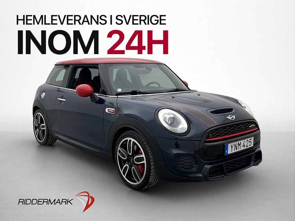 MINI John Cooper Works 231hk H/K M&K-Värmare Navi Halvskinn