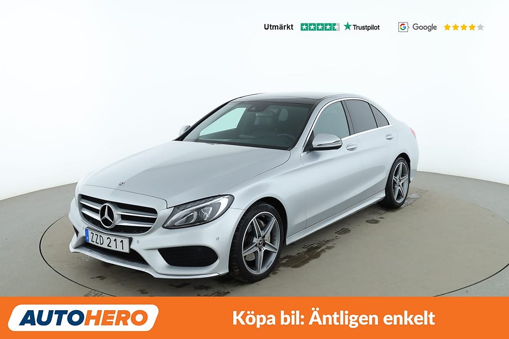 Mercedes-Benz C 200 AMG Line / Panorama, Dragkrok