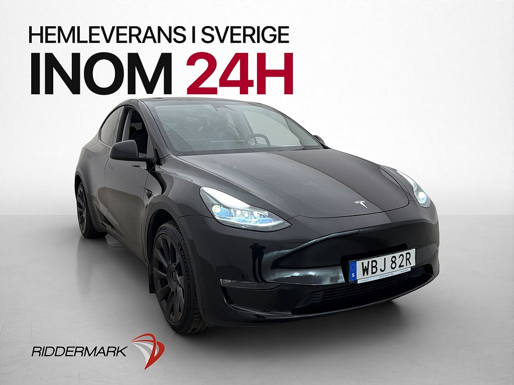 Tesla Model Y Long Range AWD Autopilot Pano En-Brukare MOMS
