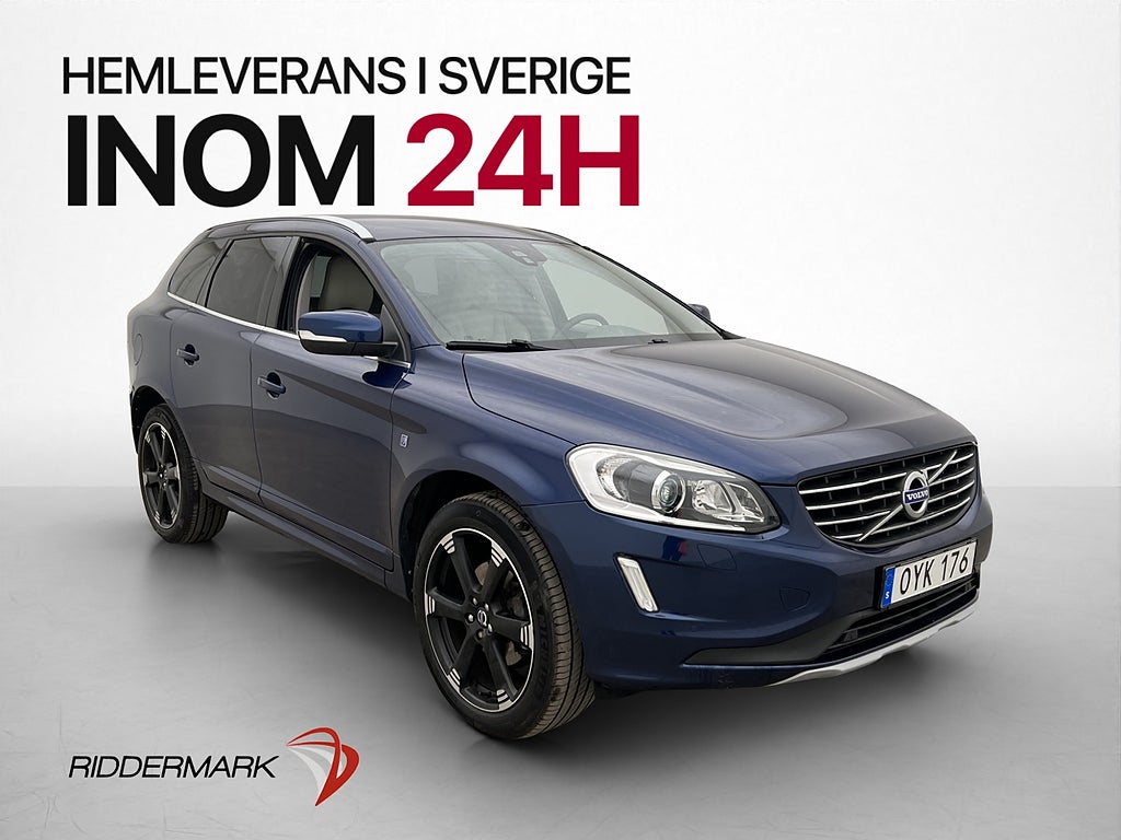 Volvo XC60 D5 AWD Ocean Race Drag Värmare Kamera Kamrem-Bytt