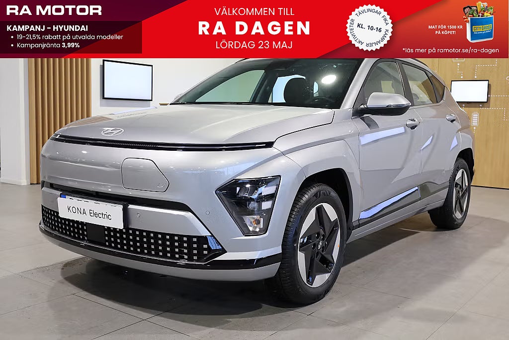 Hyundai Kona 65,4 kWh Advanced *Lagerbilskampanj