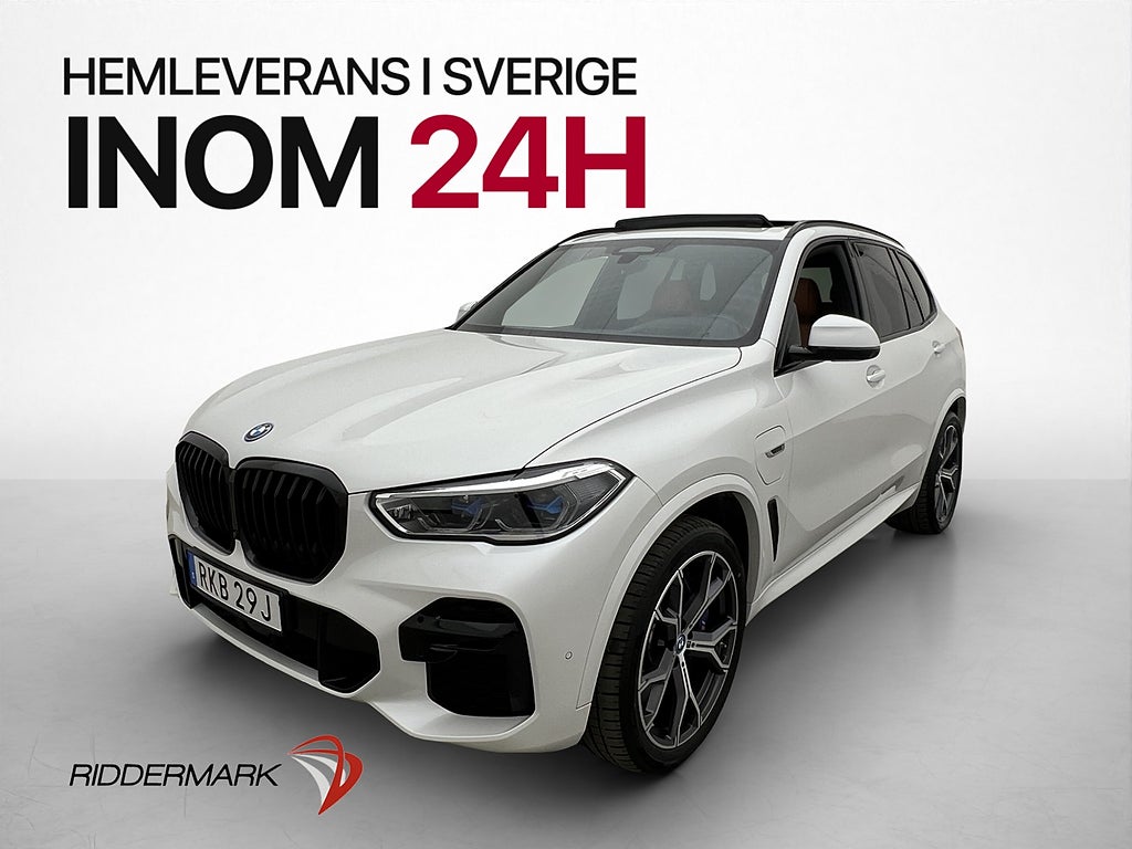 BMW X5 xDrive45e M Sport Luftfjäd Sky Laser H/K Drag HUD 360