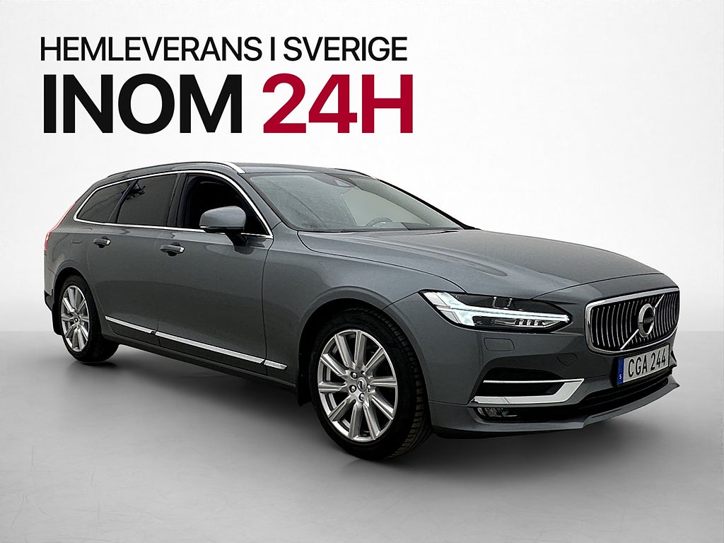 Volvo V90 D4 190hk Inscription VOC Dragkrok Skinn Värmare
