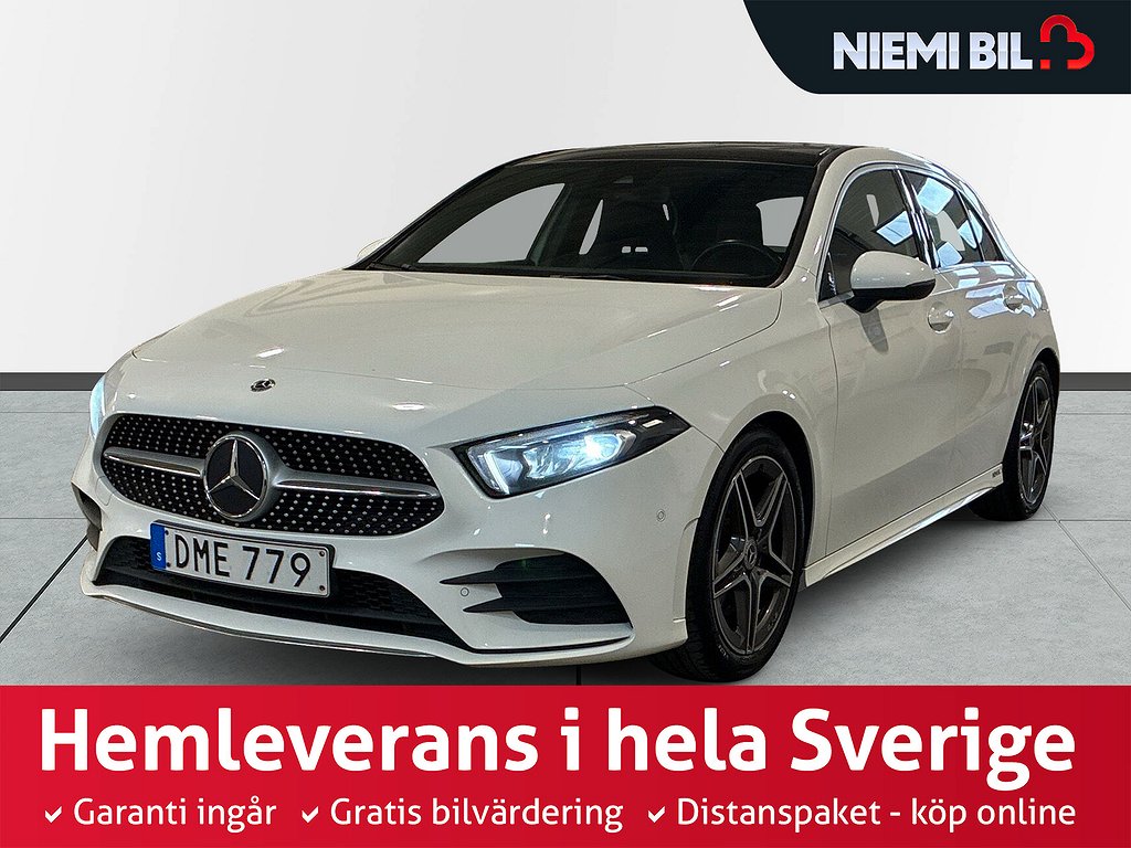 Mercedes-Benz A 200 AMG Sport Base Aut Pano Skinn Kamera S&V