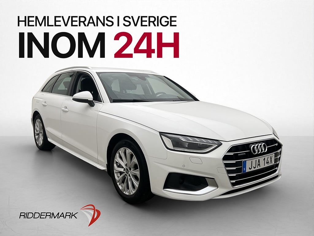 Audi A4 40 TDI Quattro 204hk MOMS Drag Navi Leasebar
