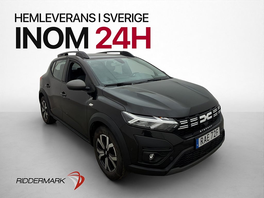 Dacia Sandero Stepway 91hk Värm Kamera Döda-Vinkel Drag MOMS