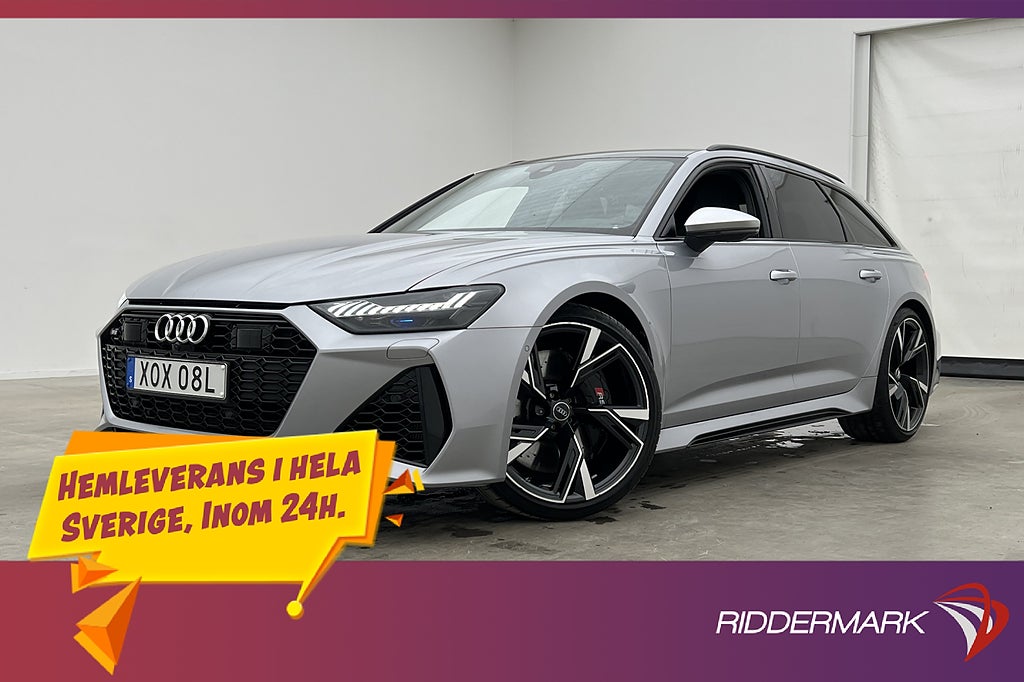 Audi RS6 600hk Alpin Pano B&O-Advanced MOMS En-Brukare
