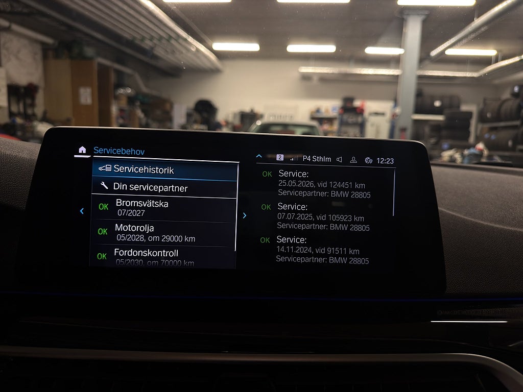 BMW 530e xDrive, Sportline, 2 brukare, Nyservad