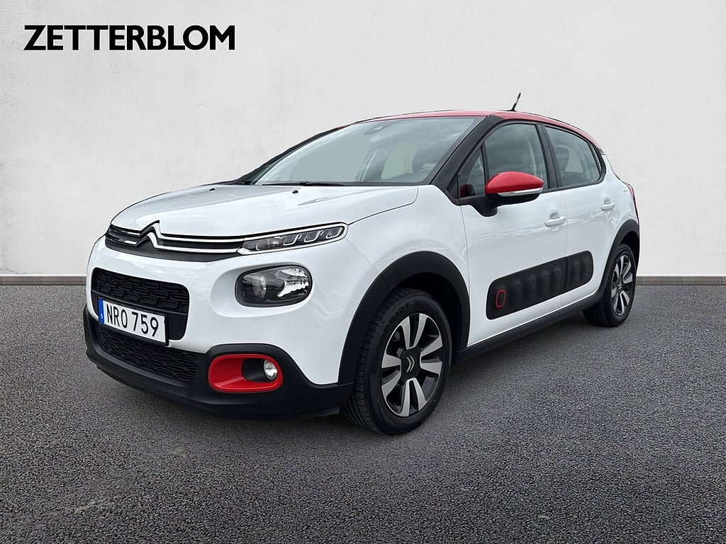 Citroën C3 1.2 PureTech 82 Manuell 82hk inkl vinterhjul