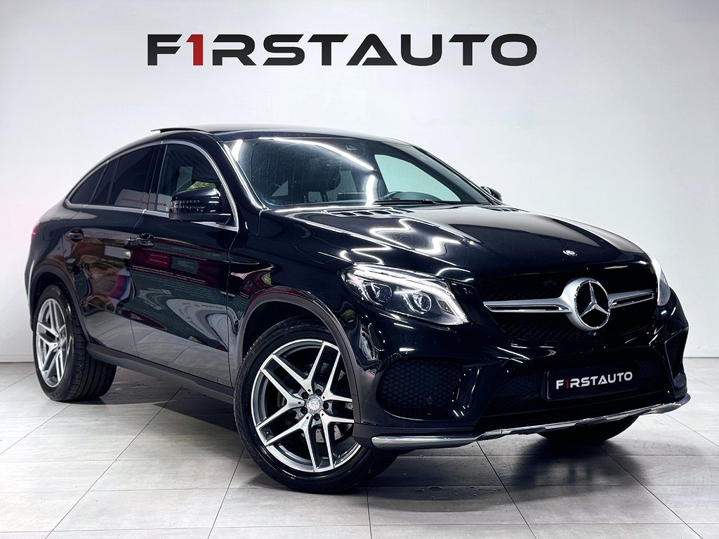 Mercedes-Benz GLE 350 d Coupé AMG 4-Ma 258hk Pano Drag 360° 