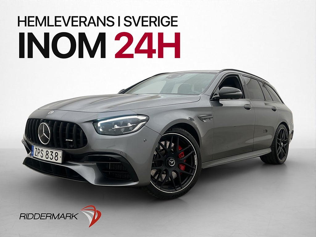 Mercedes-Benz E63 S AMG T 4MATIC+ 612hk Pano Värm HuD