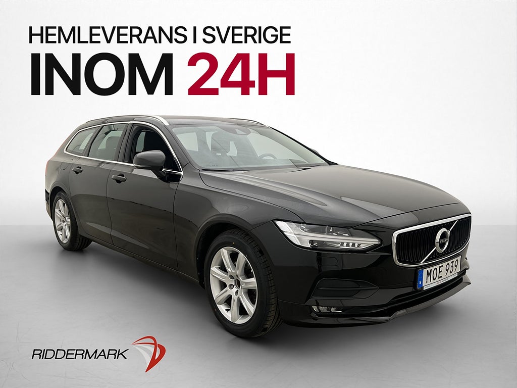 Volvo V90 D4 AWD 190hk Momentum Värmare Drag Navi Rattvärme
