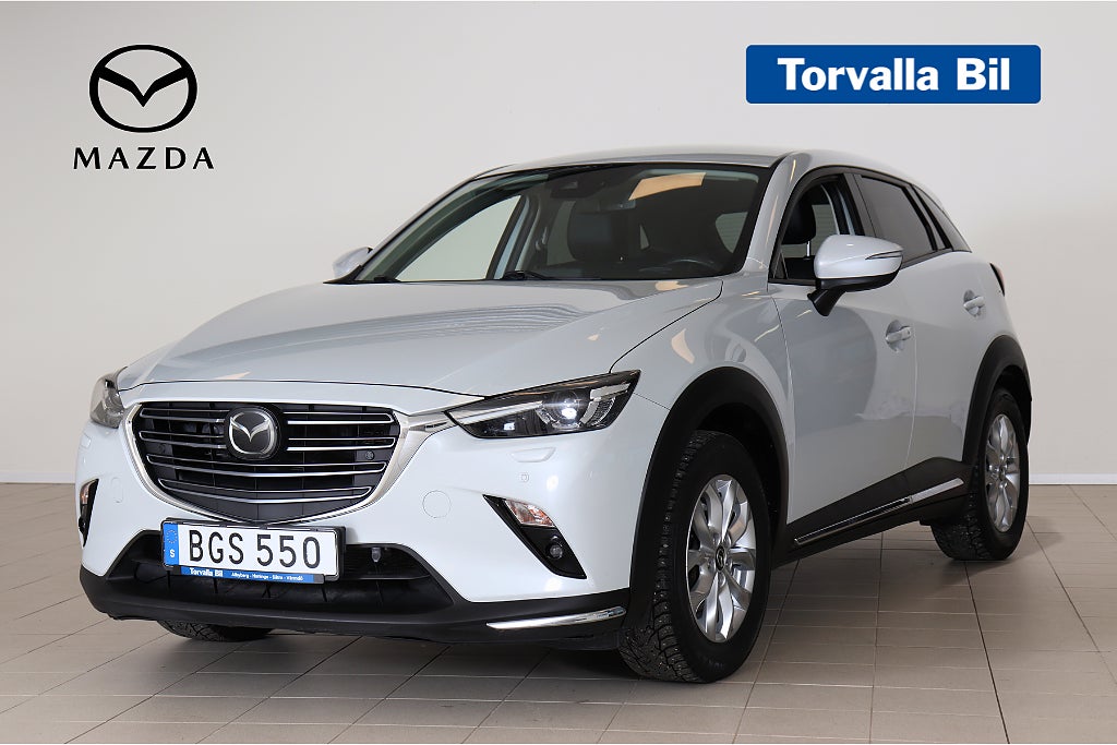 Mazda CX-3 Optimum 150hk AWD V-hjul Drag M-värmare Navi HUD