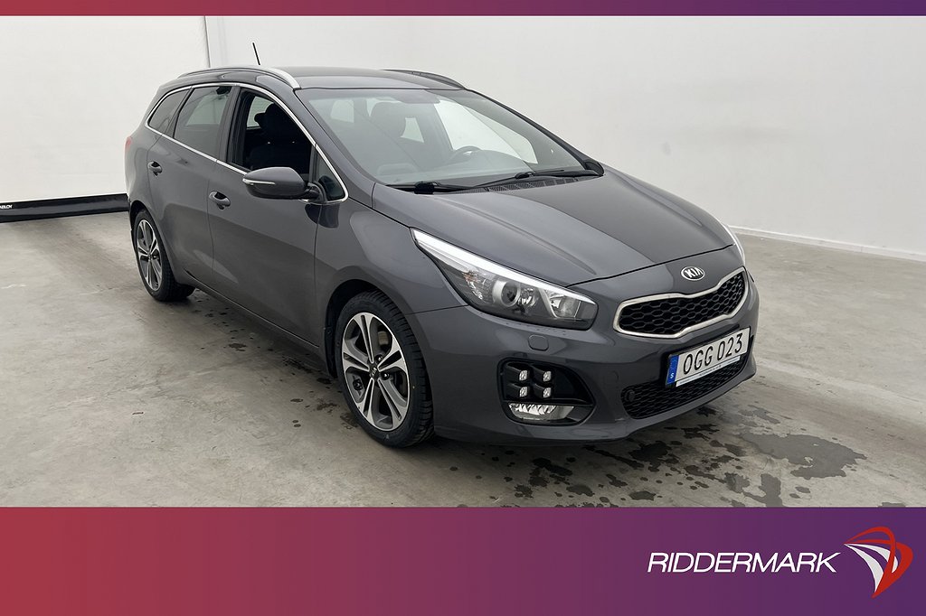 Kia Cee´d CRDi 136hk GT-Line Kamera Värmare Navi CarPlay Drag