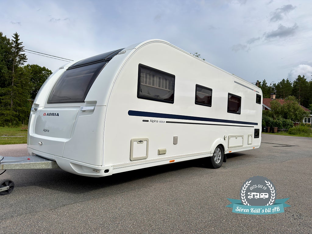 Adria Alpina 663 UK Ny bes. Alde. Markis. Barnkammare.