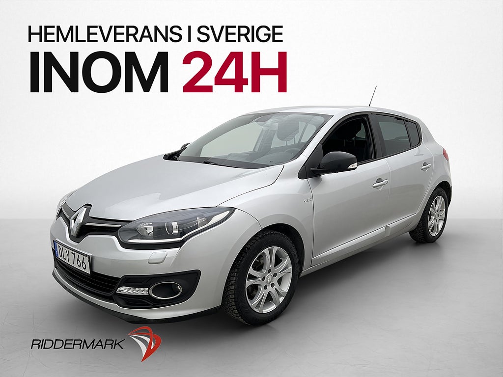 Renault Mégane 1.5 dCi 110hk LIMITED Värmare Navi Sensorer