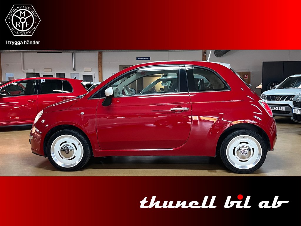 Fiat 500 1.2 Vintage 57 69HK-VHJUL-MOTORV-SKINN-CHARMTROLLET