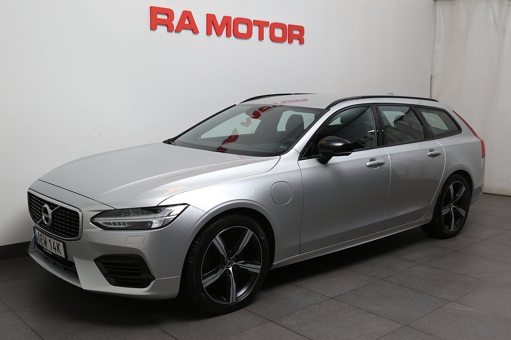 Volvo V90 Recharge T8 392hk R-Design AWD VOC Drag Leasbar 2020