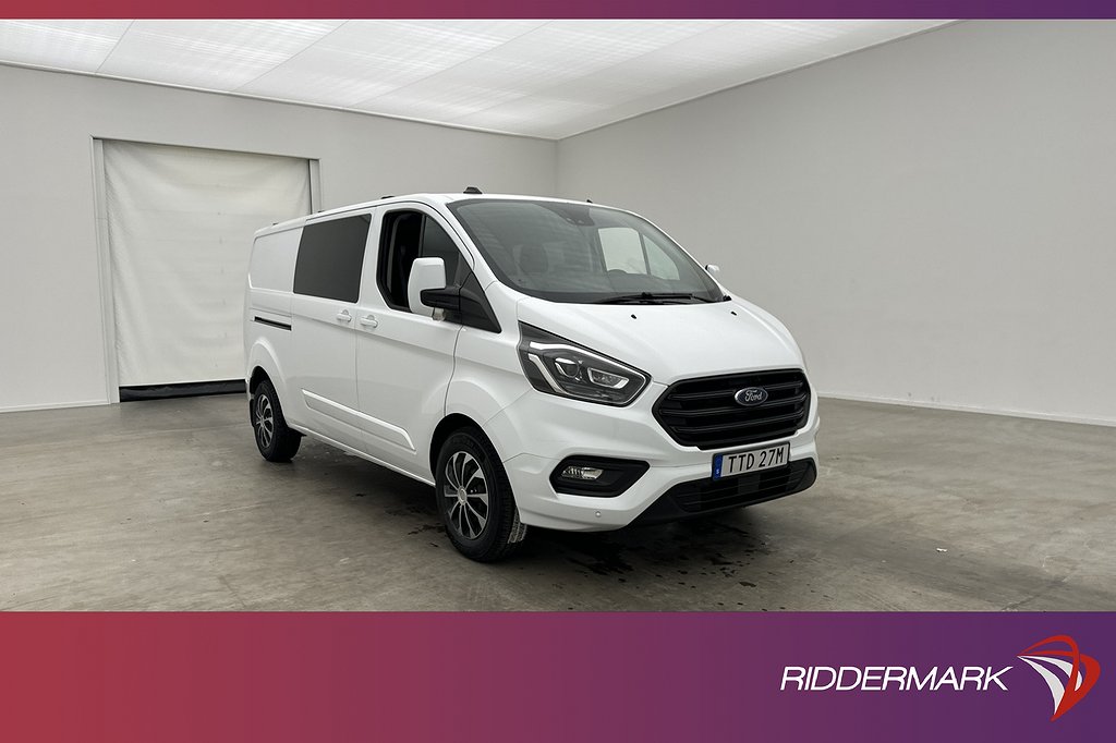 Ford Transit Custom L2 CrewVan Värmare Drag 2xD 4,95% RÄNTA