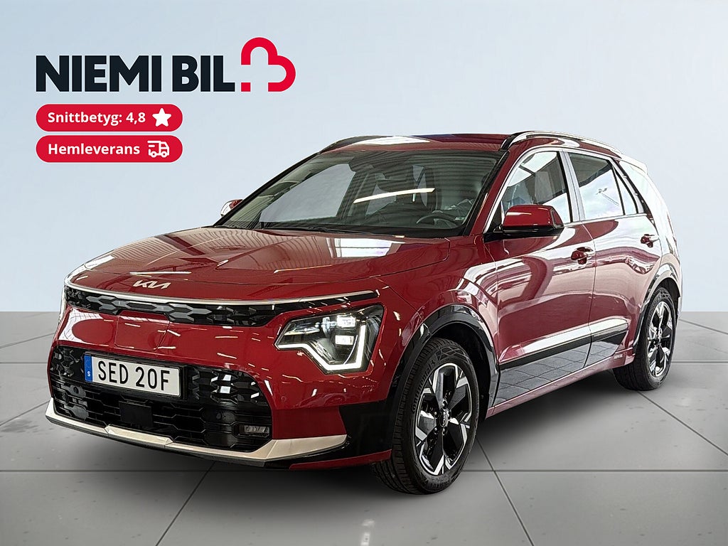 Kia Niro EV Action S&V-hjul Backkamera Värmare Nybilsgaranti 