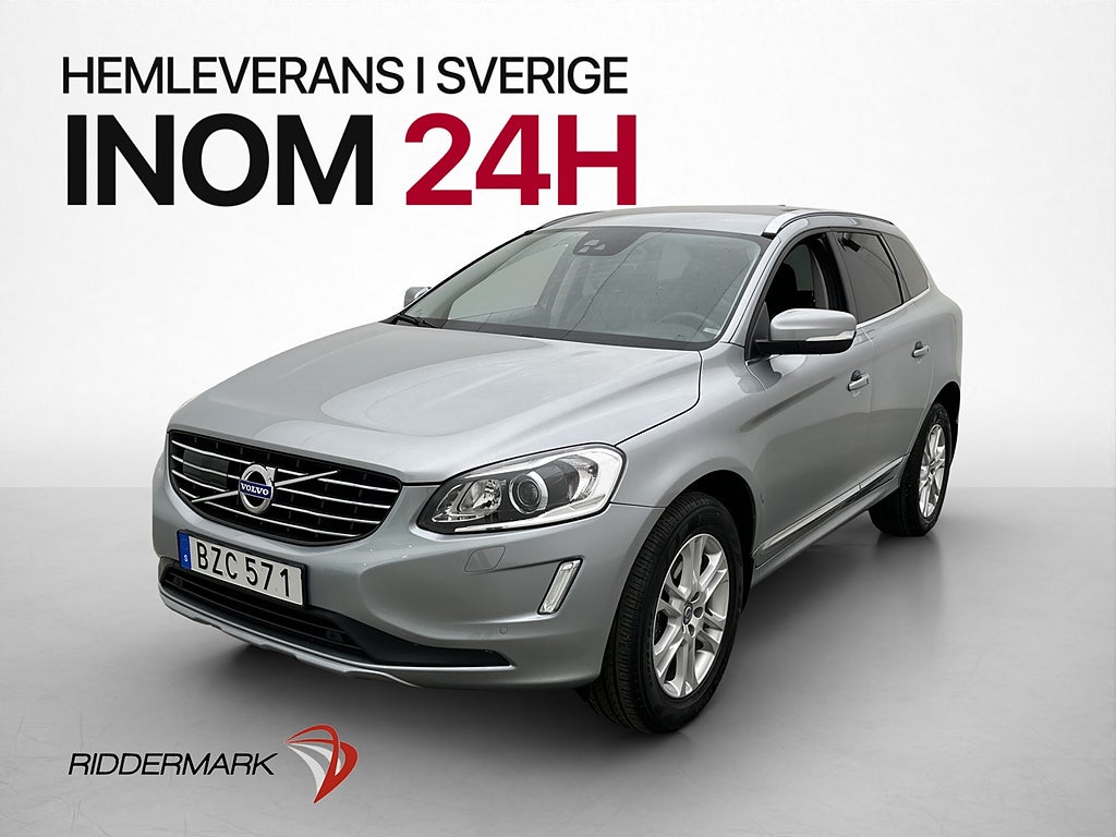Volvo XC60 D4 AWD 190hk Summum D-Värmare Skinn Navi Drag