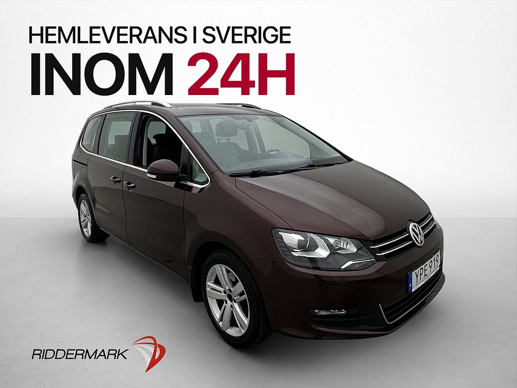 Volkswagen Sharan 1.4 TSI 7-sits Pano Drag Kamera CarPlay