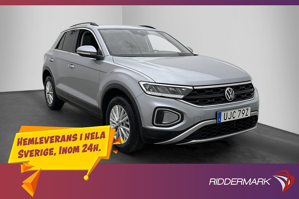 Volkswagen T-Roc 1.0 TSI 110hk Cockpit Kamera CarPlay