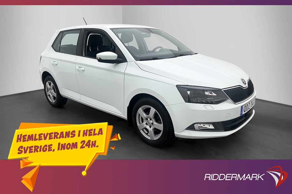 Skoda Fabia Style Farthållare Apple Carplay/Android Auto PDC