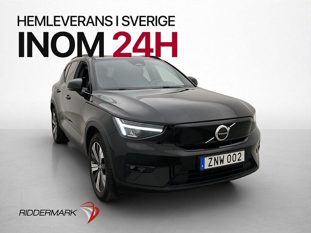 Volvo XC40 Recharge  231hk Plus Edition Värmare Kamera Navi