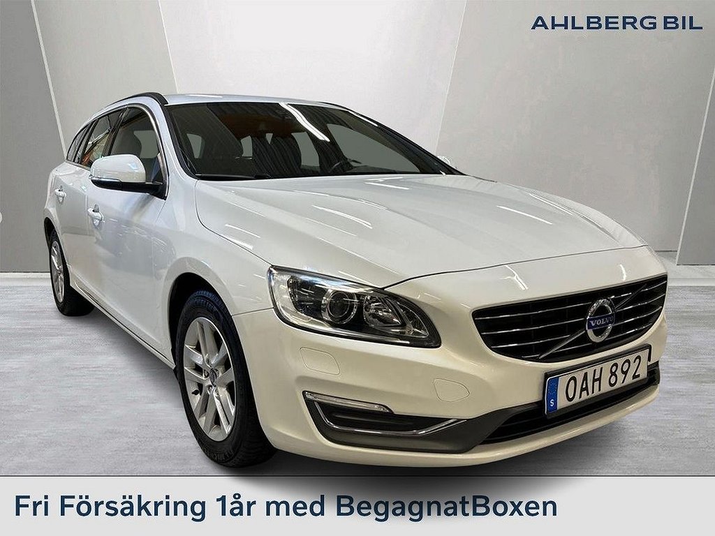 Volvo V60 D2 S/S Momentum, Bränslevärmare, Baksätesvärme, ECC, Farthållare