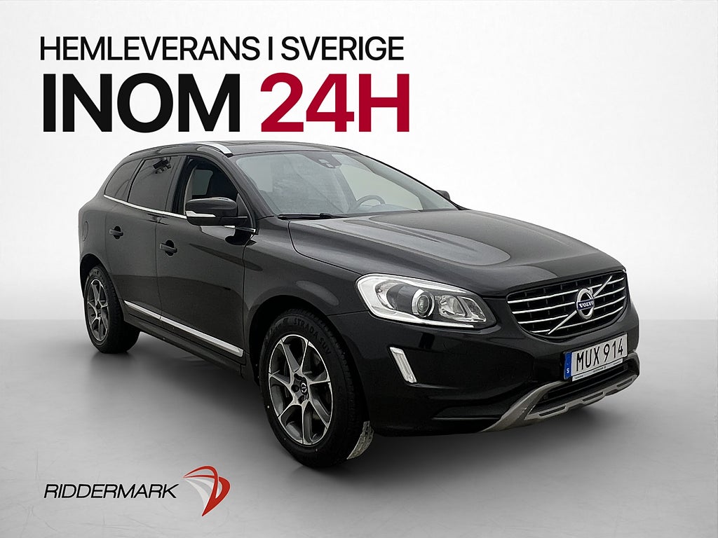 Volvo XC60 D5 AWD Summum Pano H/K VOC Värmare Navi Drag
