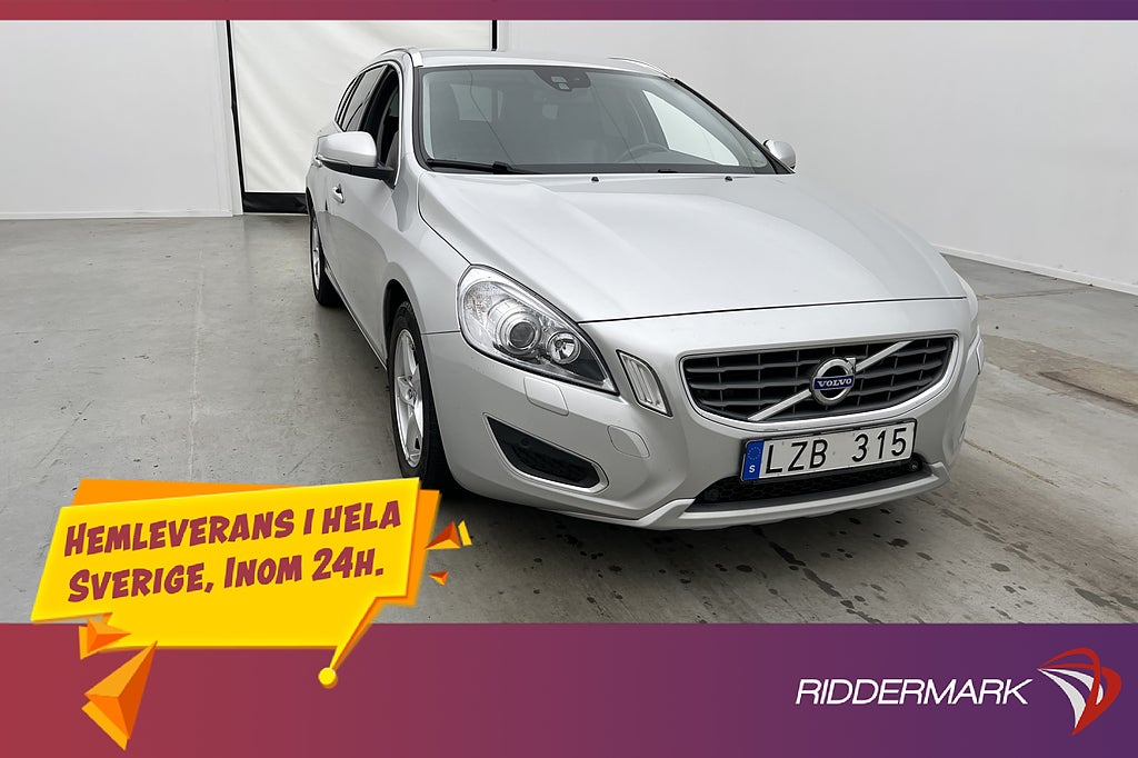 Volvo V60 T5 240hk Summum P-Sensorer Skinn Bluetooth