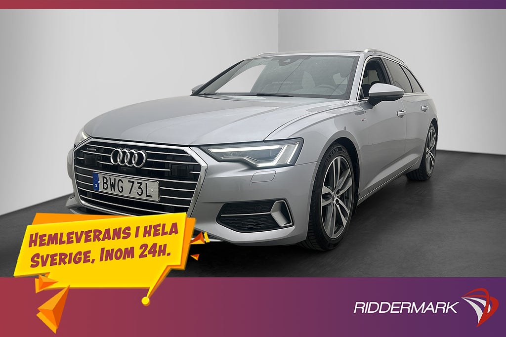 Audi A6 40 TDI Quattro S Line Värmare Dragkrok 360° CarPlay