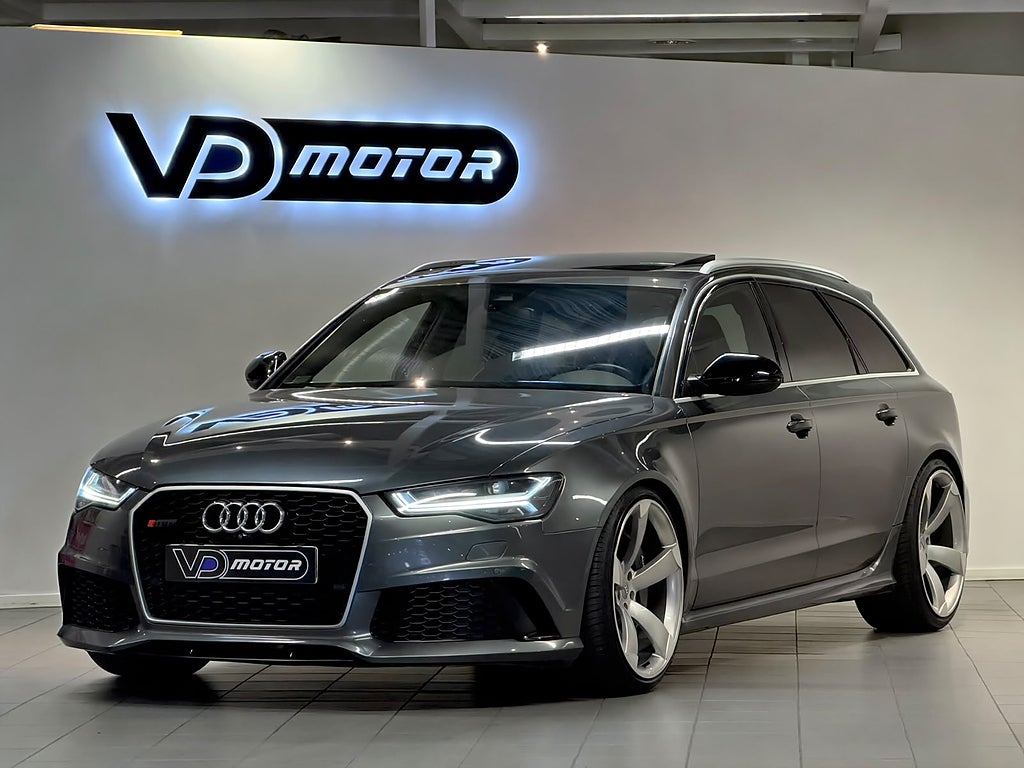 Audi RS6 Dynamic+ Panorama Keramiska B&O 360° Carbon 560hk