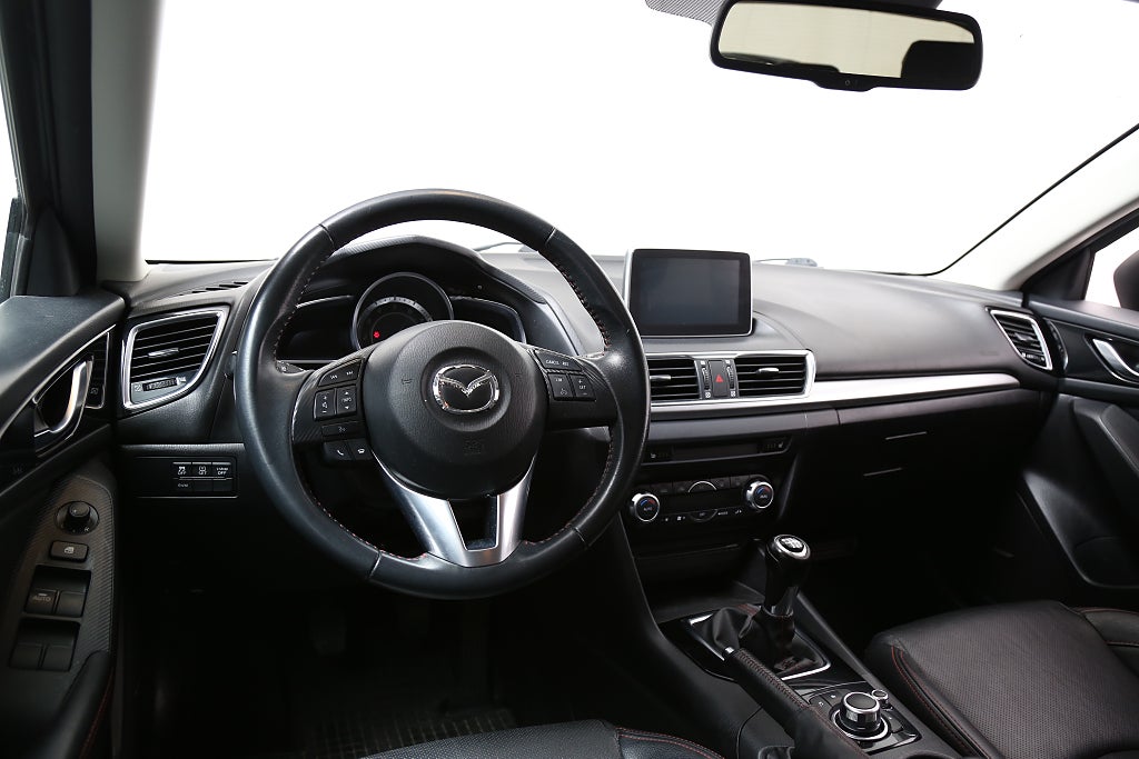 Mazda 3 2,0 SKYACTIV-G 165hk Head up Skinn BOSE Motorv Drag 2016