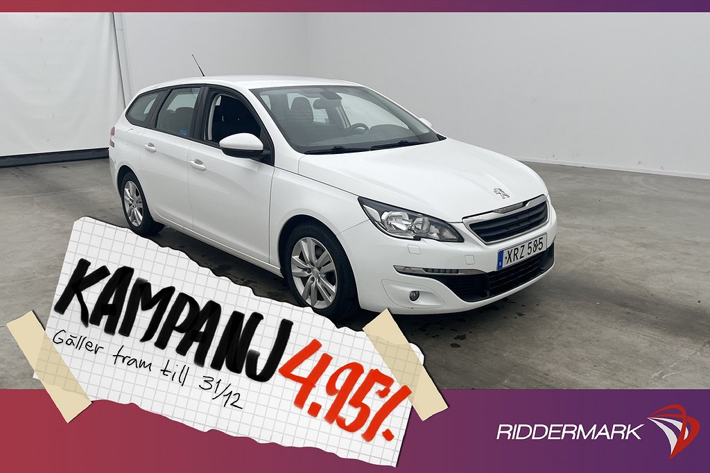 Peugeot 308 SW 1.6 99hk Active M&K-Värm 4,95% Ränta