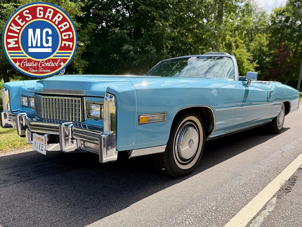 Cadillac Eldorado FIN ORIGINALVAGN I SOMRIGT LJUSBLÅ KOSTYM!