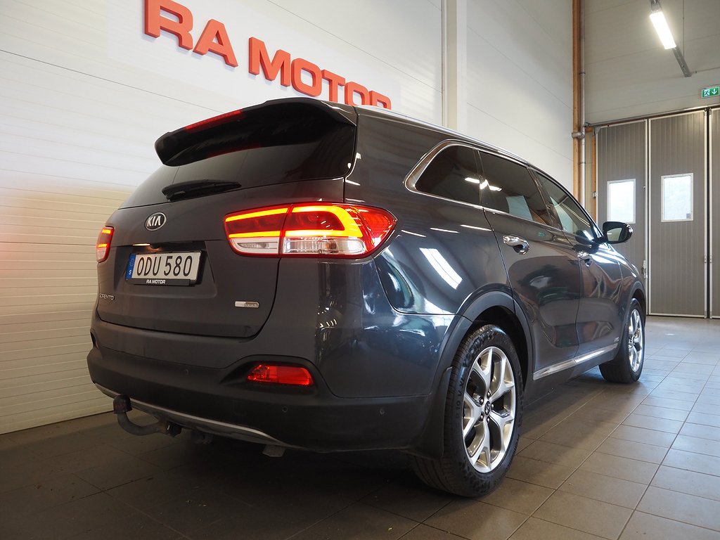 Kia Sorento 2.2 CRDi 200hk AWD 7-sits Drag Pano Navi Läder 2016