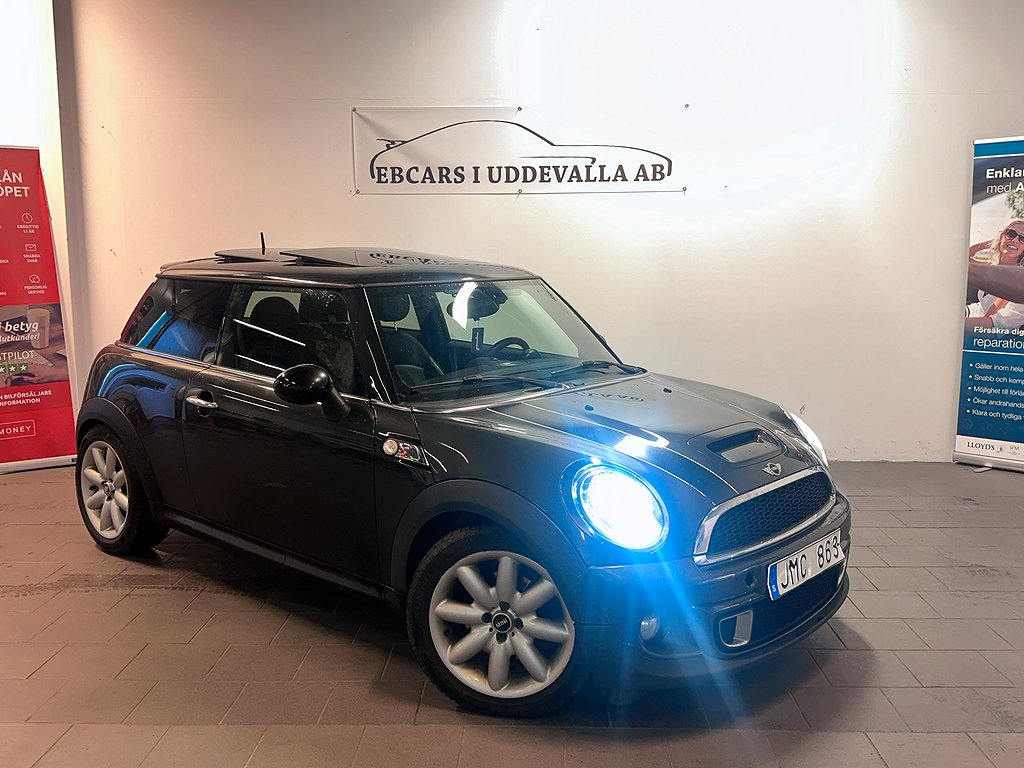 MINI Cooper S 1240kr/Mån Ny bes Panorama Sv-