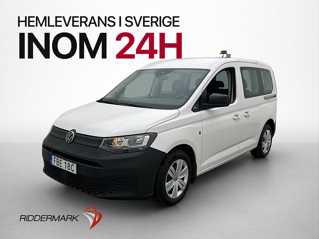Volkswagen Caddy Life 1.5TSI 5-Sits Värmare PDC Skinn Moms