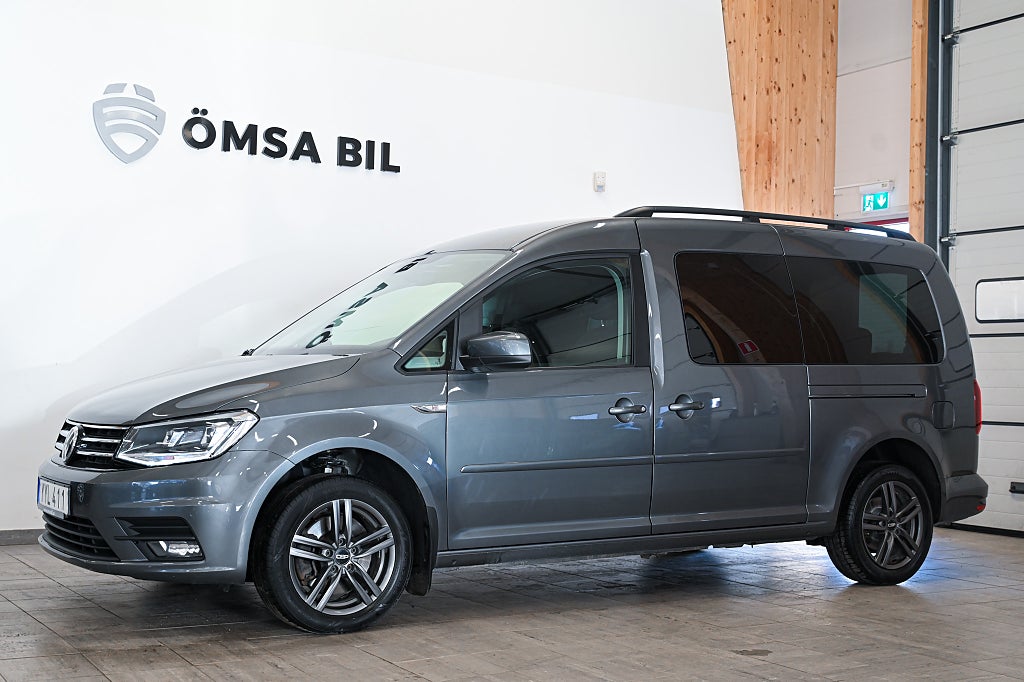 Volkswagen Caddy Maxi Life 7-Sits 2.0 TDI Carplay Kamera Drag Värmare