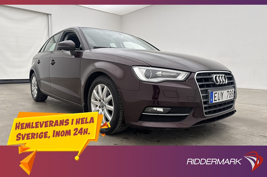 Audi A3 Sportback 2.0 TDI 150hk Ambition M-Värmare Taklucka