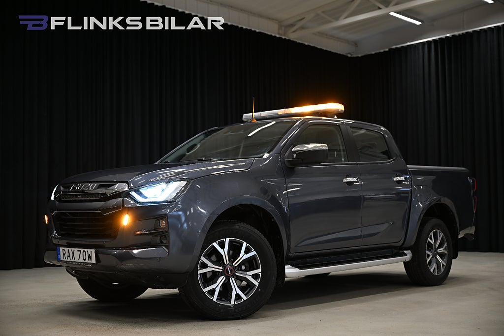 Isuzu D-Max 163HK Automat|Rolltop|Drag|Värmare|Lågmil|Leasvar|SeUtr